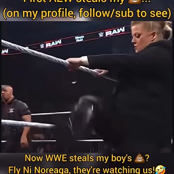 💩 #FlyNiNoreaga #professionalwrestling #prowrestling #Wrestling #WWE #AEW