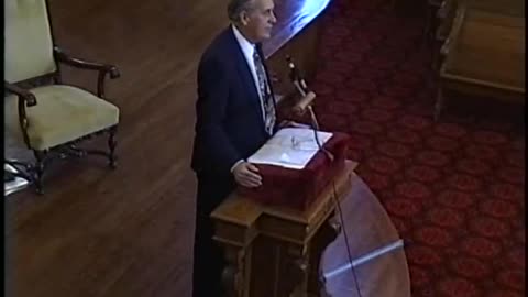 October 7, 1995 - ESPN Founder Bill Rasmussen Speaks at His Alma Mater, DePauw University