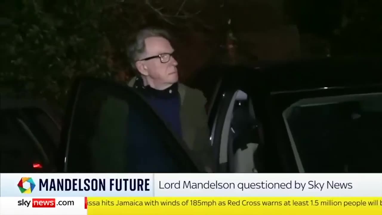 Peter Mandelson Questioned by Sky News about His Connections to Jeffrey Epstein