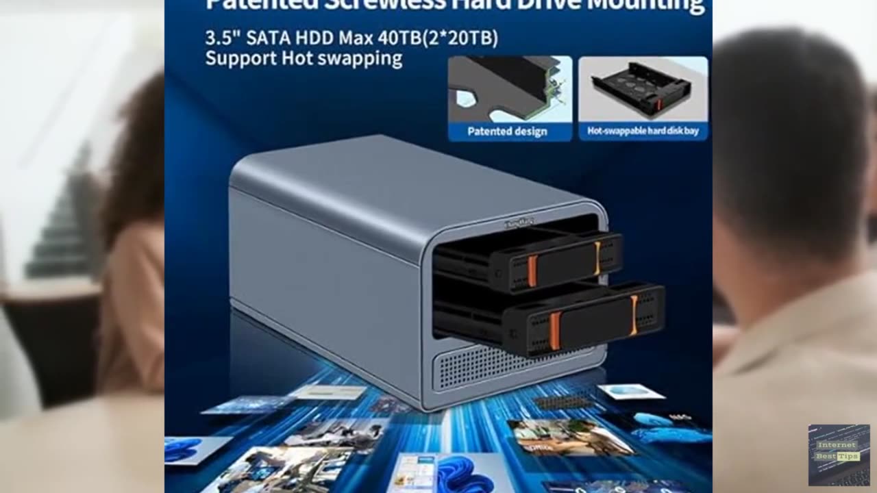 OAKNODE 2 Bay N100/N305 Mini PC, Support Hot Swapping, Dual i226V 2.5GB LAN Quad