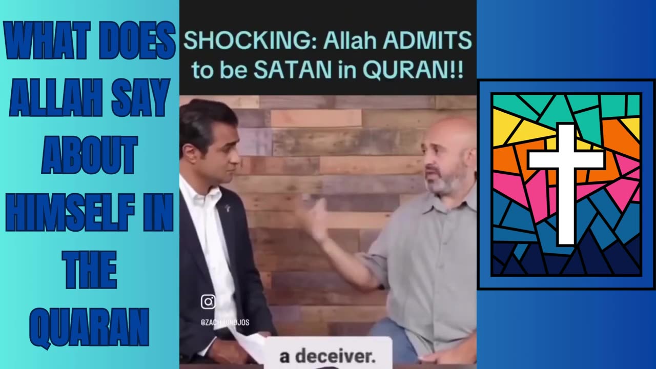 Allah admits to be SATAN in the Quran .