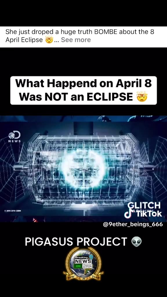 What happened on April 8 was not an eclipse - High Level Whistleblower Project Pegasus