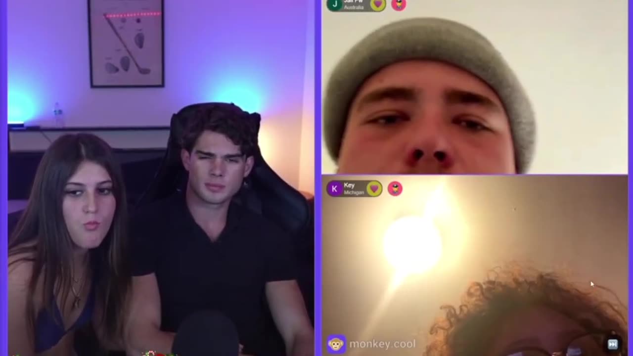 CLAVICULAR MOGS on the MONKEY APP with his GIRLFRIEND