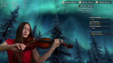🎵 Beethoven in Skyrim? Yes! "Moonlight Sonata" on violin among dragon mountains ⚔️🎻