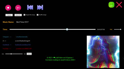 My Own JavaFX-⏺: Bird Time #317 Just Joined My Own Low-Rank Adaptation 👽