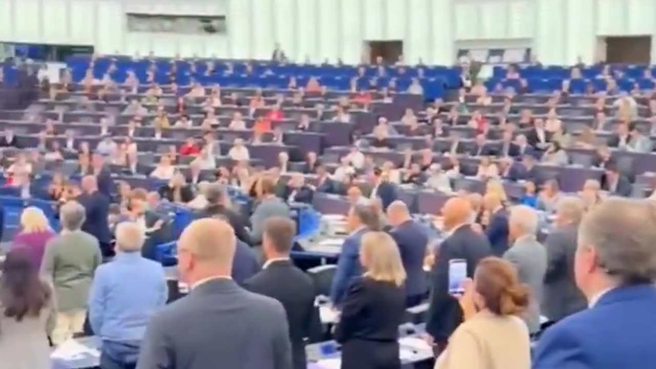 The EU Parliament denies a minute's silence to remember Charlie Kirk, and Conservatives still stand