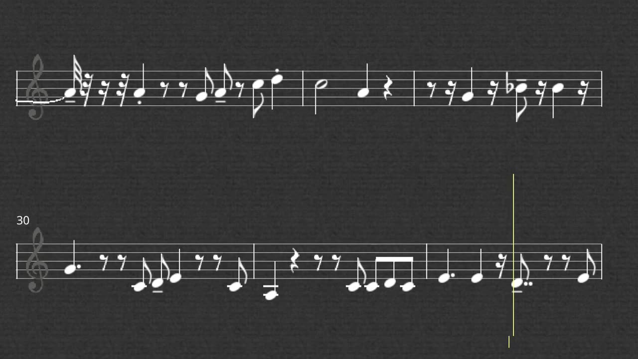 Wedding_Bell_Blues melody