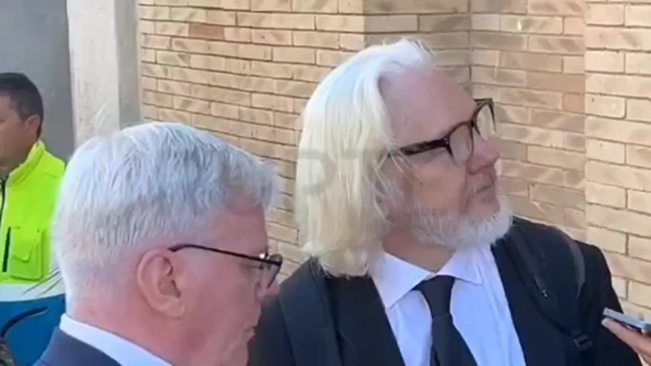 Julian Assange attended Pope Francis’ funeral in St. Peter’s Square, Rome