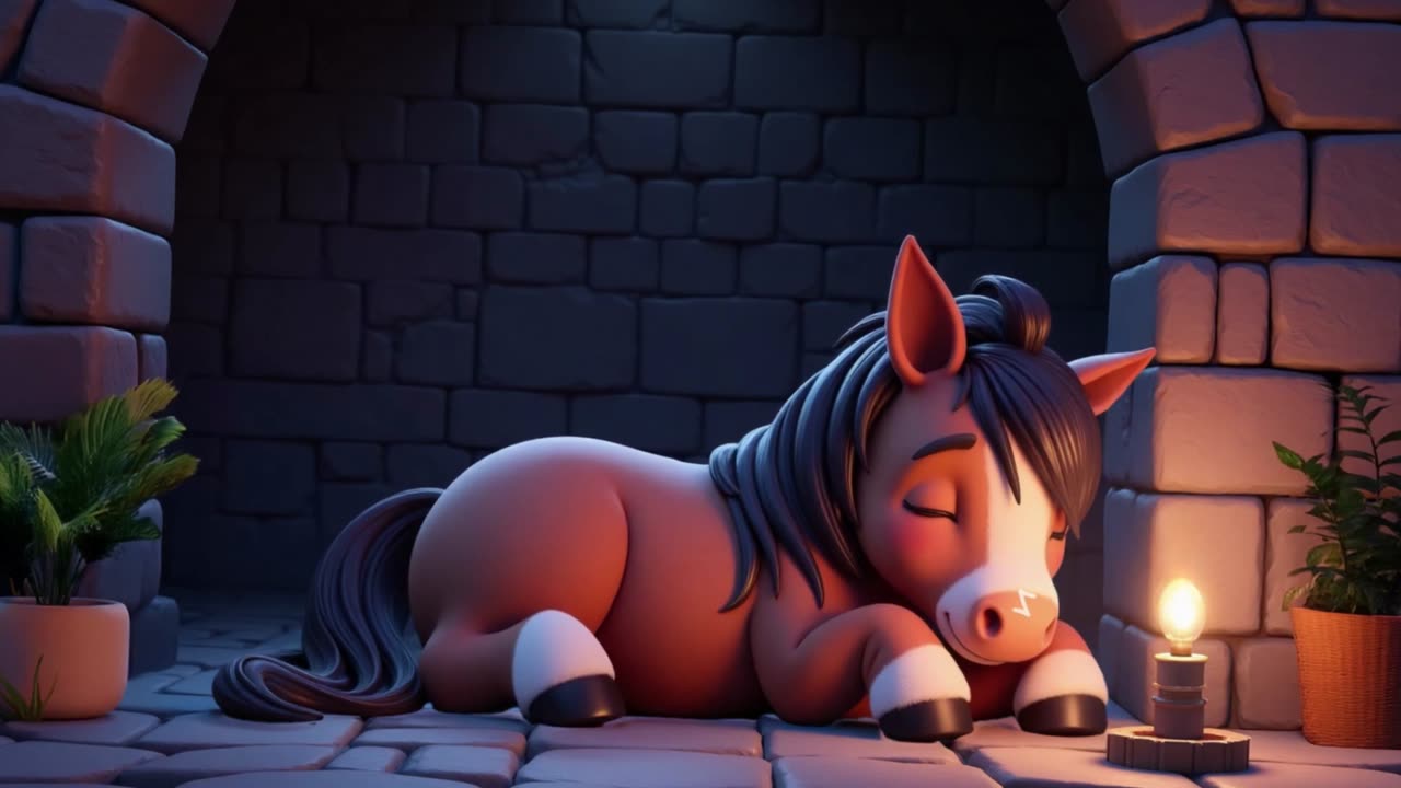 Relaxing Ambience & Soft Music for Sweet Dreams Sleeping Pony by Candlelight