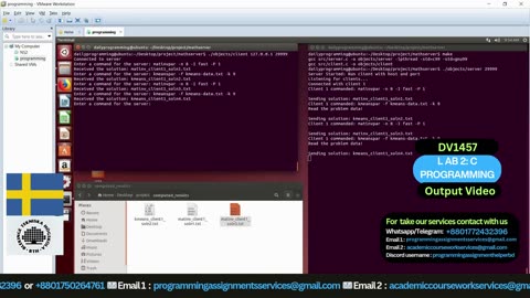 Student Work (Lab) | DV1457 Lab 2 : C Programming with Sockets & Threads | BTH