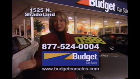 April 29, 2000 - Jackie Lyons for Budget Car Sales in Indianapolis
