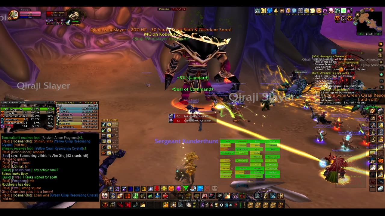 Turtle Wow - MM weekly AQ40 - 22 July - paladin POV