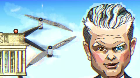 Pete Hegseth Political Cartoon