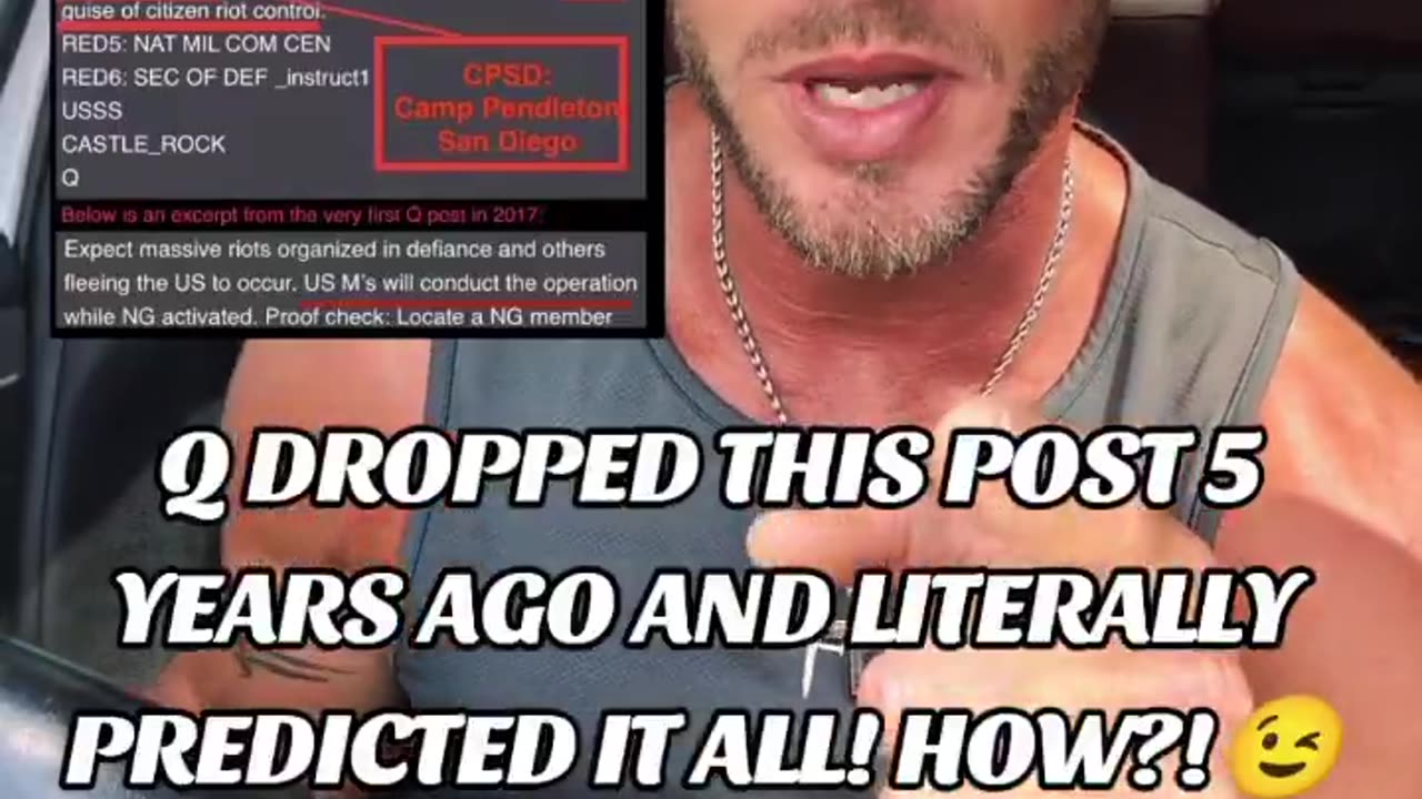 Watching a scripted movie, military in full control