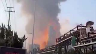 Explosión masiva en una planta química en China