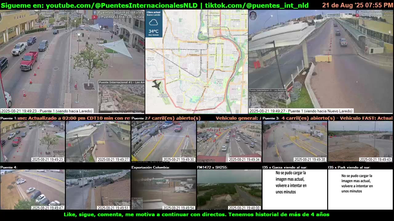 Puentes Internacionales NLD (Youtube / TikTok)