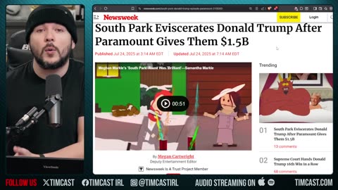 South Park Runs CRINGE Trump Episode After Creators Get $1.5 BILLION, LAZY Writing MOCKED | Tim Pool