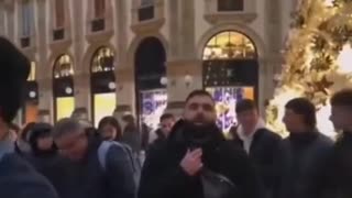 A Muslim interrupted a Christmas celebration in Milan by reciting Quran aloud!