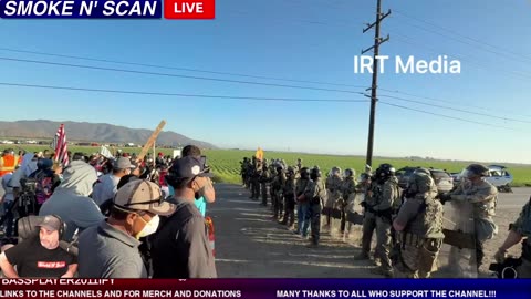 LIVE IN VENTURA AT A ICE PROTEST AT A MARIJUANA FARM ! #ICE #PROTEST #RAID