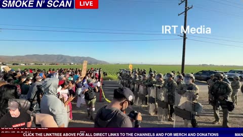 LIVE IN VENTURA AT A ICE PROTEST AT A FARM ! #ICE #PROTEST #RAID