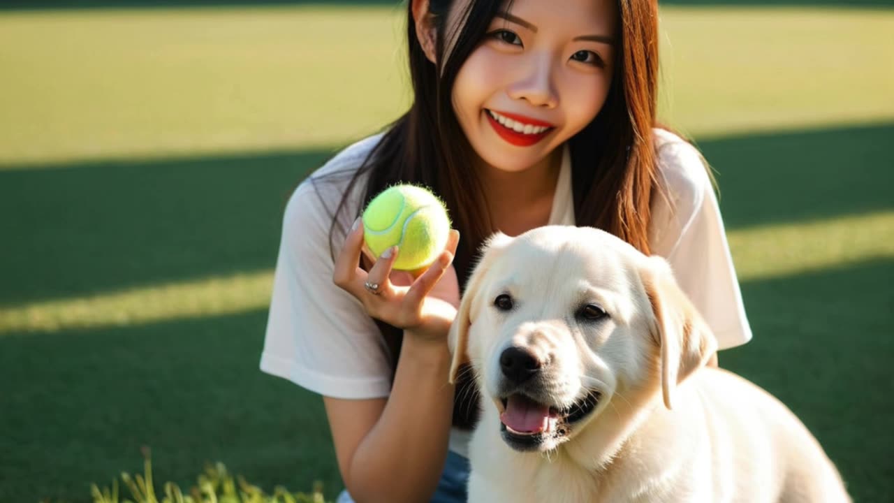 πΆπ± Adorable AI Girl εε Yi Yi Plays with Cats & Dogs! β€οΈ