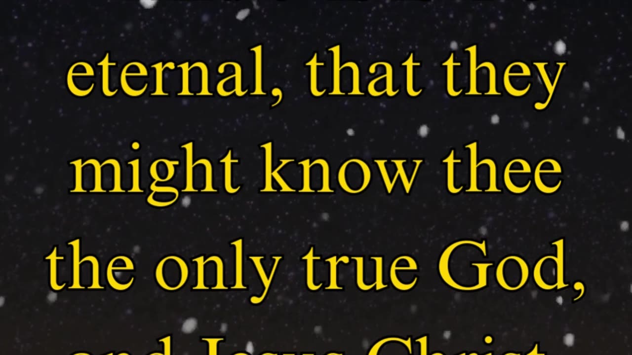 John 17:3