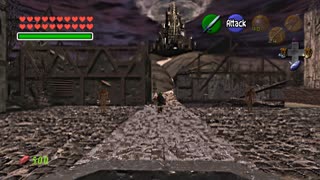 Legend of Zelda Ocarina of Time - Raiding Ganondorf's castle