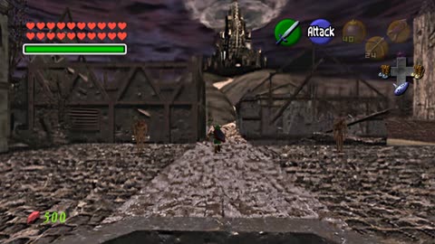 Legend of Zelda Ocarina of Time - Raiding Ganondorf's castle