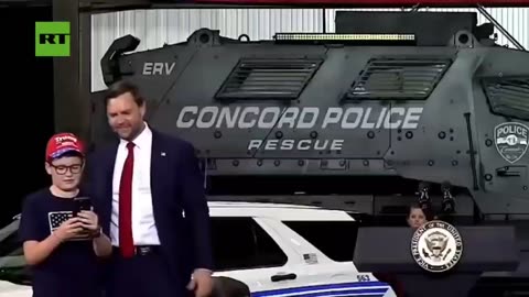 JD Vance LAUGHS as he finds out boy skipped school to meet the Vice President