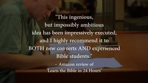 Learn the Bible in 24 Hours - Small Groups teaser