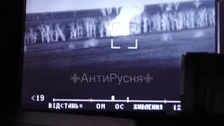 ATGM Smashes into Russian Assault Group