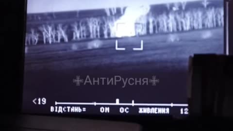 ATGM Smashes into Russian Assault Group