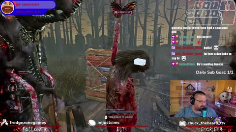 Dead by Daylight!!! #shirtmysurvivors, @deadbydaylight, @regimentgg, 18+ Stream