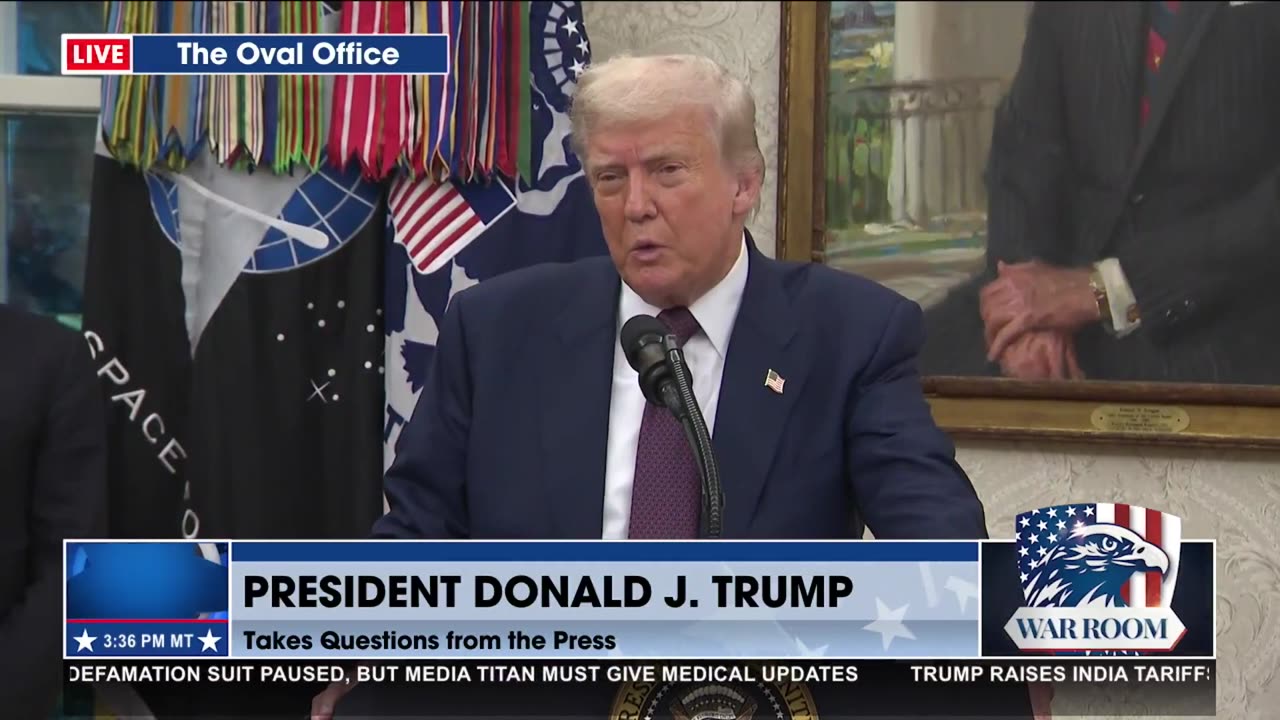 TRUMP SAYS HE HAD A VERY GOOD TALK WITH PUTIN TODAY