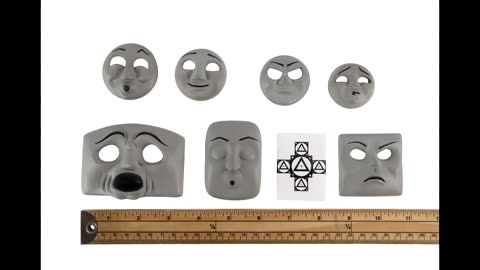 Emily, Duck and Bill/Ben Faces with Five Other Train Faces and Spencer CGI Target