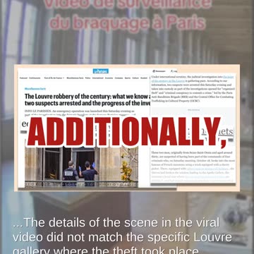 Fact Check: Viral Clip Does NOT Show October 2025 Louvre Break-In