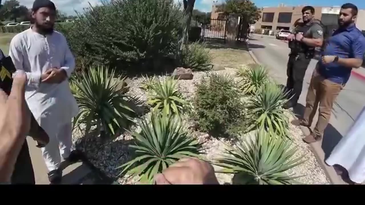 In Dallas, Texas, an Islamic imam got very angry when he saw a fellow Muslim talking...