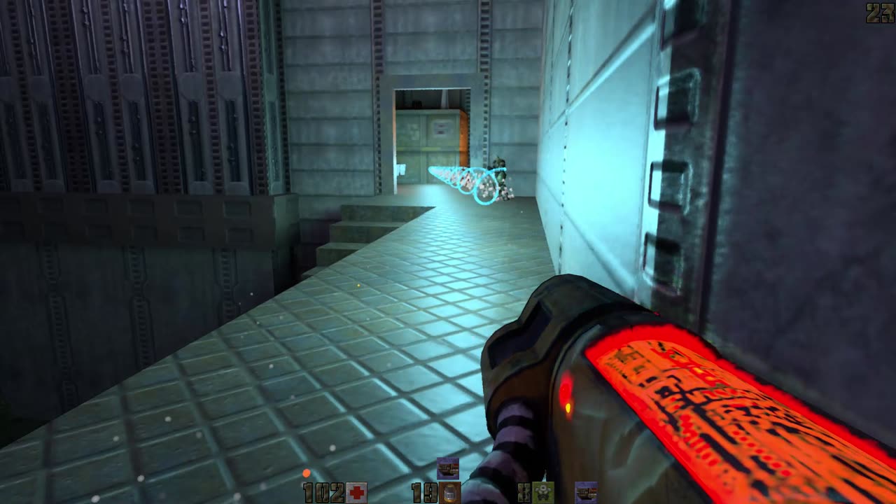 Quake2 old duel match Makaveli vs Night on The Edge
