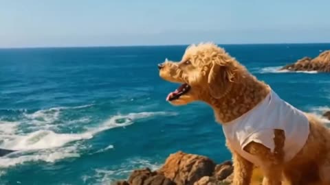 Dog Saves Whale! 🐶🌊 Heartwarming Rescue #doglover #heartwarming #youtubeshorts