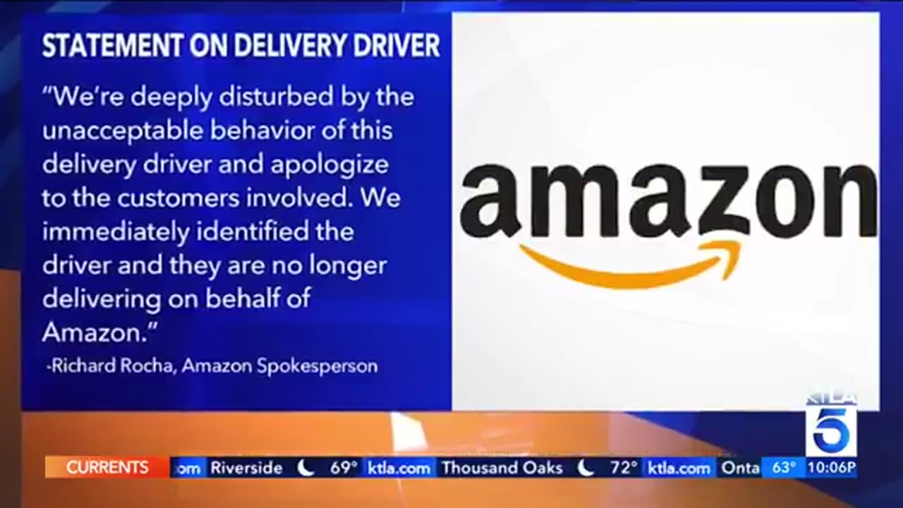 SPECIAL DELIVERY! Amazon driver DEFECATES in front of at least two L.A.
