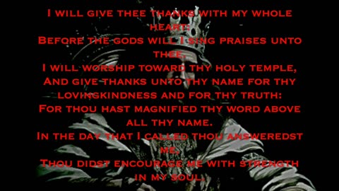 Psalms 137&138