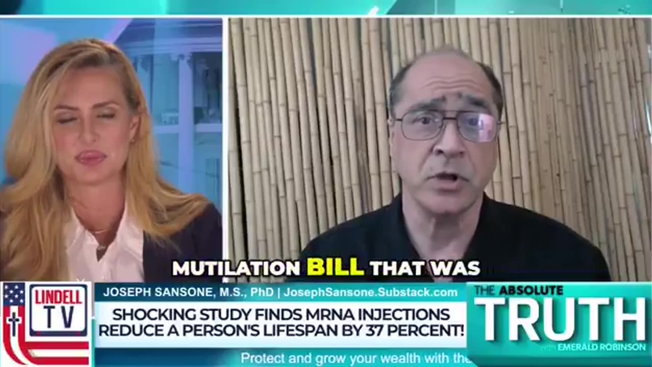 New study: mRNA shots may slash life expectancy by 37%.