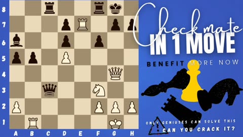 Can you checkmate in 1 move? (P.3) (White to play)♟️