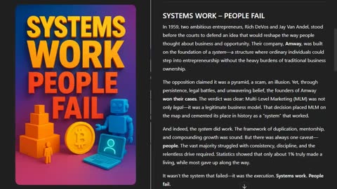 SUREBET (must see) SYSTEMS WORK - PEOPLE FAIL - AMWAY VS AI CRYPTO PROFITS - TOP TEAM ROB BUSER
