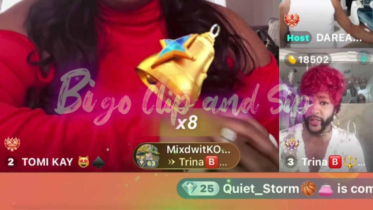 TomiKay n TrinaB have a moment on Gossip Gurls 9/9/25 #bigoclipandsip