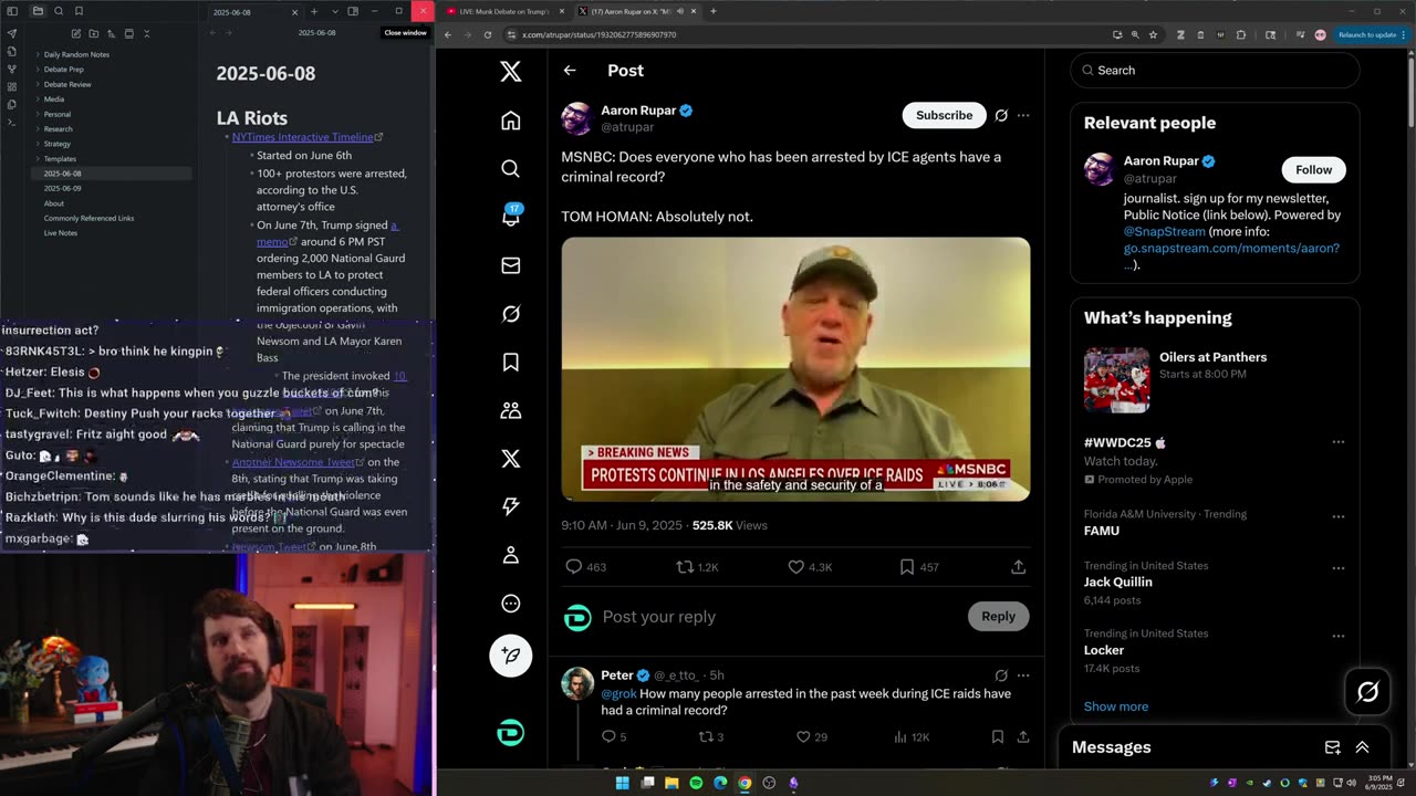[Mirror] Destiny YouTube Stream