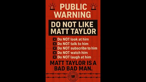 MattTaylorTV! 8 O'Clock Show - Tuesday 09 September 2025.