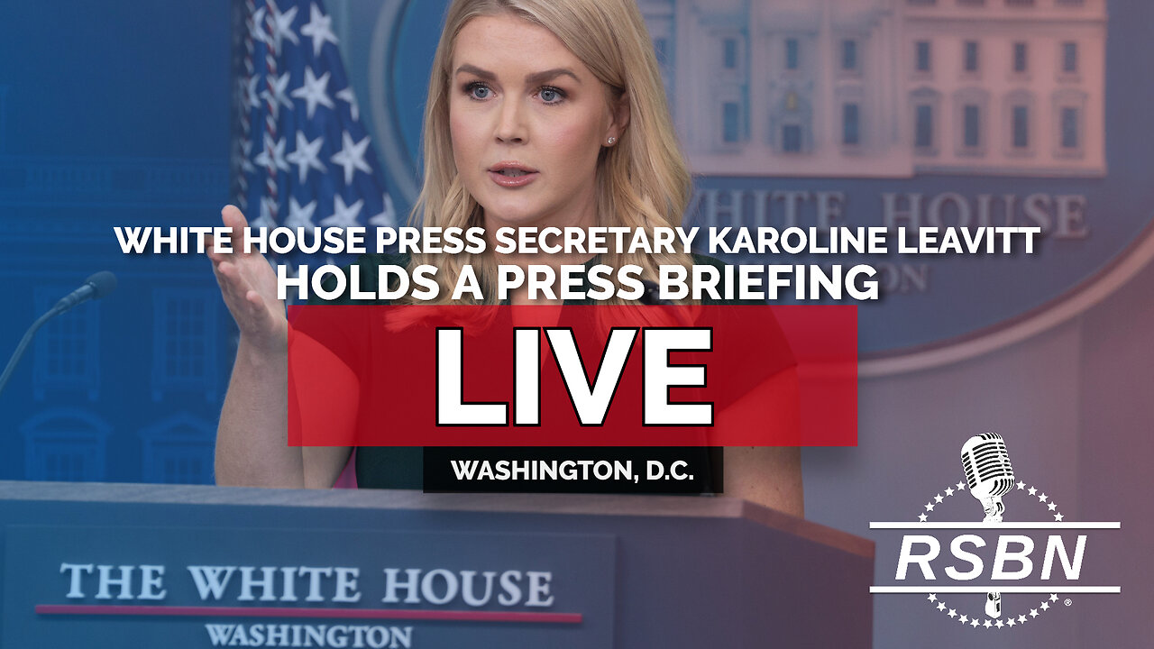 LIVE REPLAY: White House Press Secretary Karoline Leavitt Holds a Press Briefing - 10/23/25