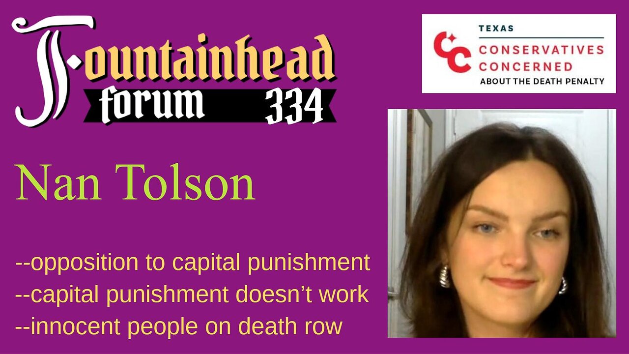 FF-334: Nan Tolson on why you should oppose capital punishment