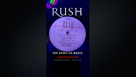 Rush The Spirit of Radio Vinyl Record